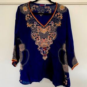 Johnny Was Peyton Blouse, Size Medium